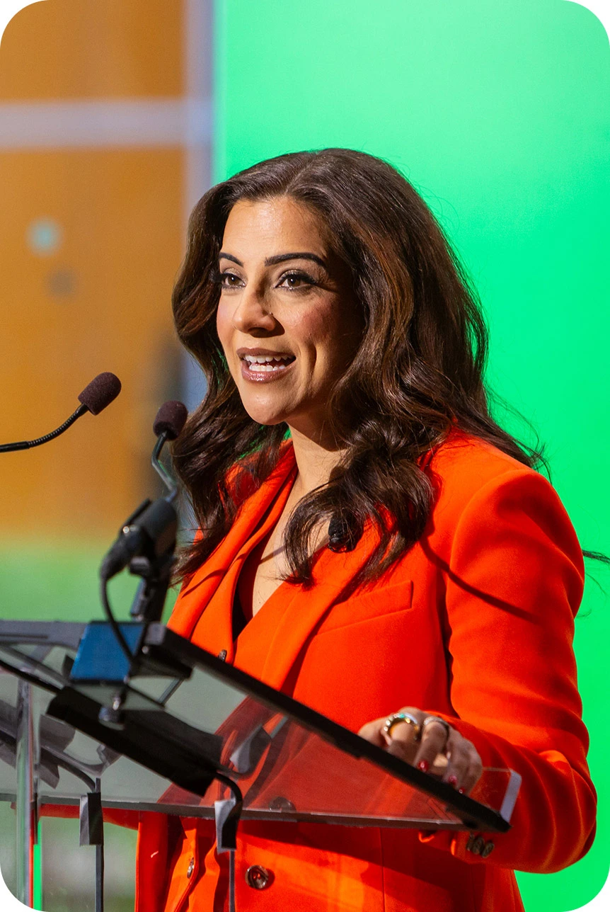 “This isn’t just about moms — it’s about building a country that actually works for families. Paid leave. Affordable and accessible child care. That’s the baseline — not the finish line.”